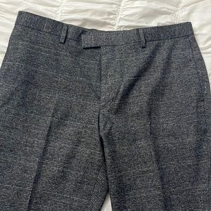 Banana Republic Grey Plaid Pants